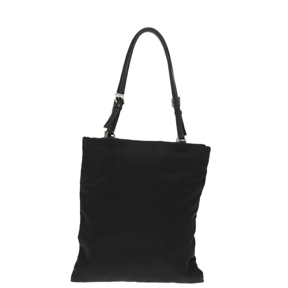 PRADA Chain Shoulder Bag Nylon Black Silver Auth 100262AV - Picture 3 of 14